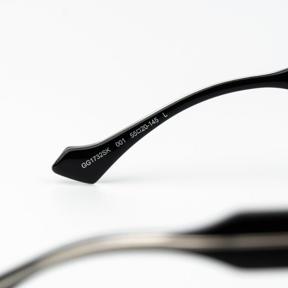 Gucci Women Sunglasses Black Grey Square GG1732SK 001 BRAND NEW - Picture 9 of 13